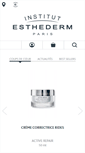 Mobile Screenshot of esthederm.com